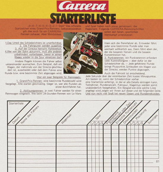 Seite 81 Carrera Katalog 1973-1974