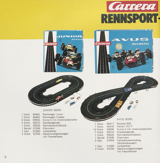 Seite 6 Carrera Katalog 1974-1975