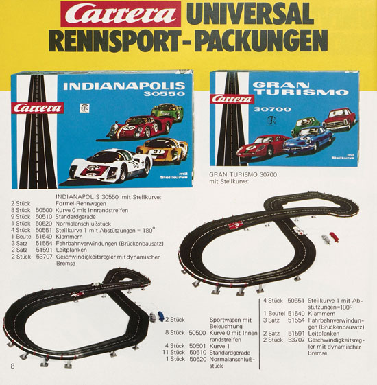 Seite 8 Carrera Katalog 1974-1975
