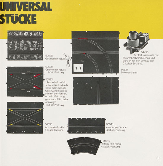 Seite 21 Carrera Katalog 1974-1975