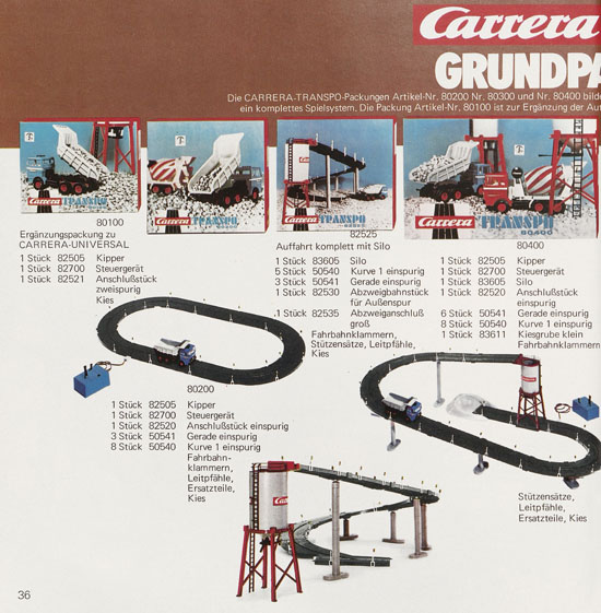 Seite 36 Carrera Katalog 1974-1975