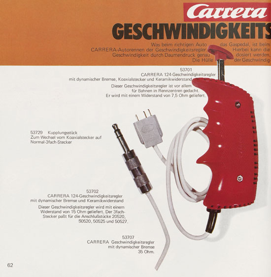 Seite 62 Carrera Katalog 1974-1975