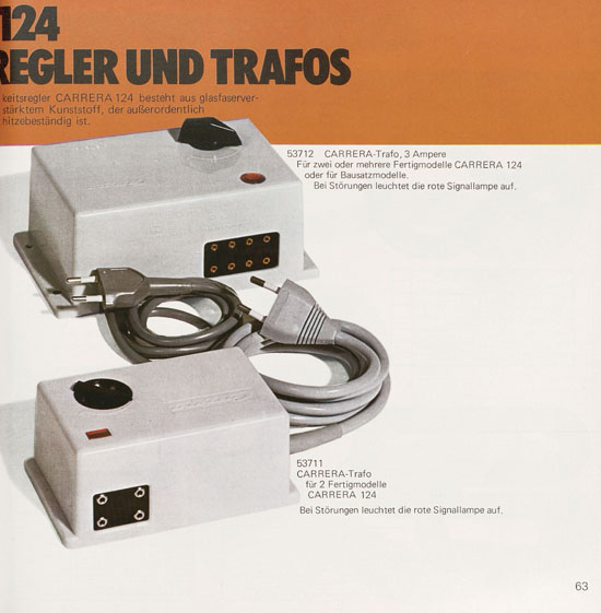Seite 63 Carrera Katalog 1974-1975