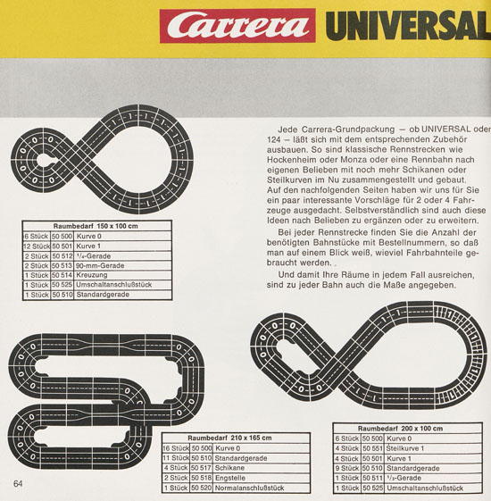 Seite 64 Carrera Katalog 1974-1975