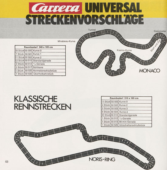 Seite 68 Carrera Katalog 1974-1975