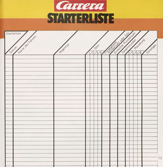 Seite 73 Carrera Katalog 1974-1975