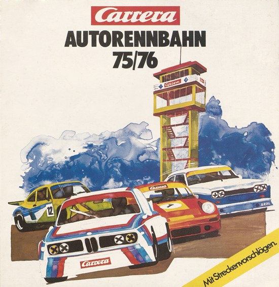 Carrera Autorennbahn Katalog 1975-1976