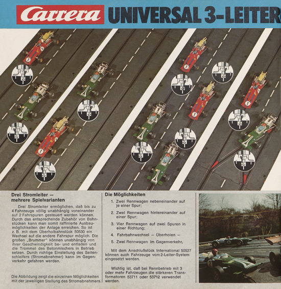 Carrera Autorennbahn Katalog 1975-1976