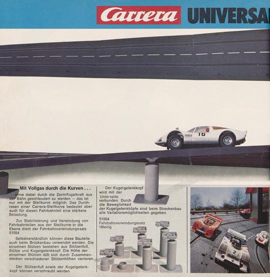 Carrera Autorennbahn Katalog 1975-1976