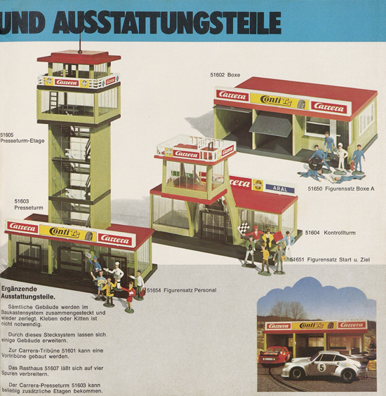 Seite 39 Carrera Autorennbahn Katalog 1975-1976