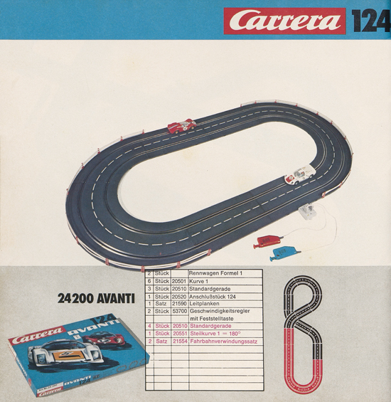 Seite 44 Carrera Autorennbahn Katalog 1975-1976