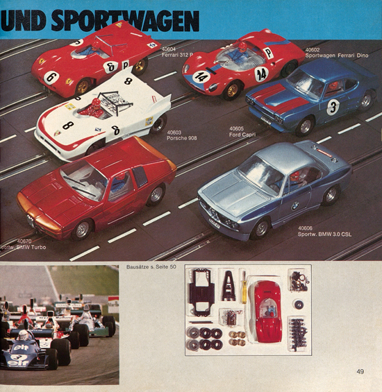 Seite 49 Carrera Autorennbahn Katalog 1975-1976