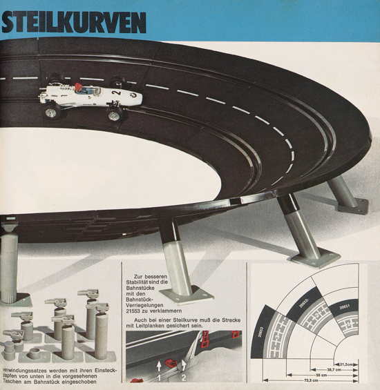 Carrera Autorennbahn Katalog 1975-1976