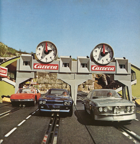 Carrera Autorennbahn Katalog 1975-1976