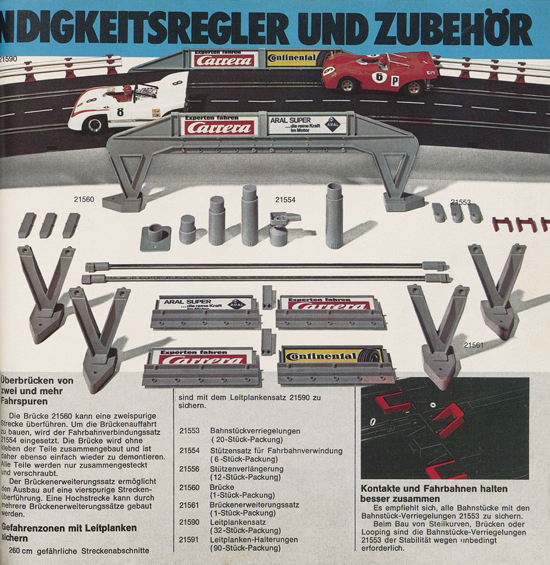 Seite 61 Carrera Autorennbahn Katalog 1975-1976