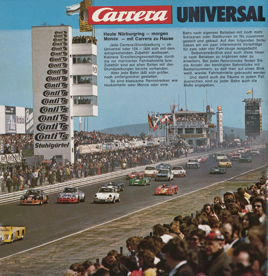 Seite 64 Carrera Autorennbahn Katalog 1975-1976
