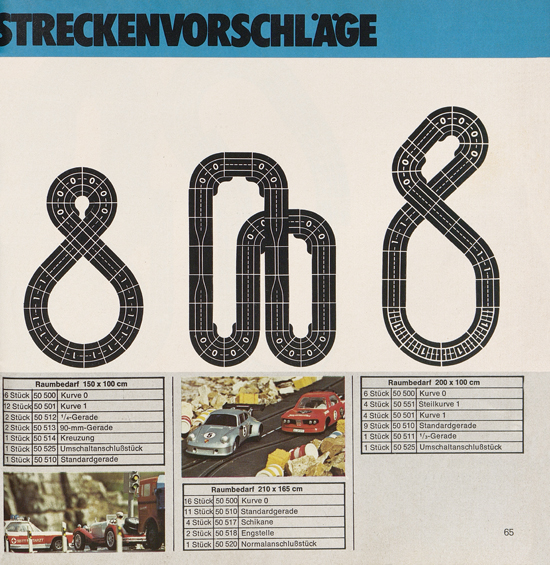 Seite 65 Carrera Autorennbahn Katalog 1975-1976
