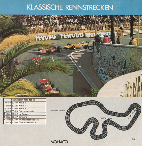 Seite 69 Carrera Autorennbahn Katalog 1975-1976