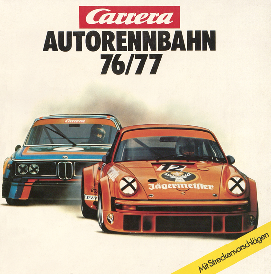 Carrera Autorennbahn Katalog 1976-1977