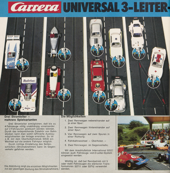 Carrera Autorennbahn Katalog 1976-1977