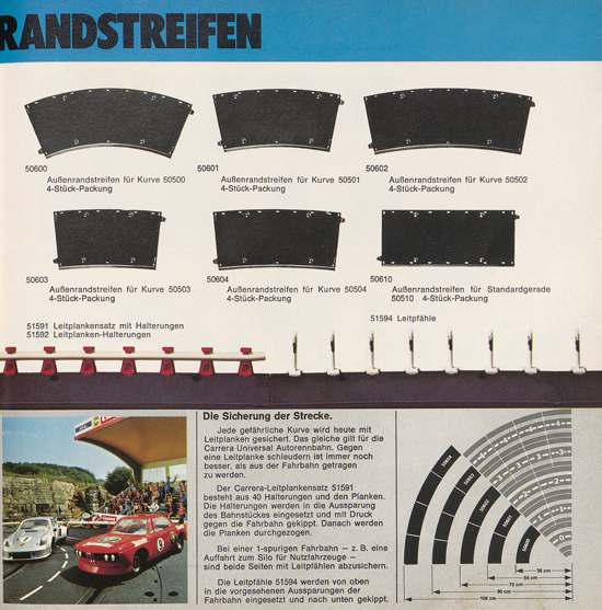 Carrera Autorennbahn Katalog 1976-1977