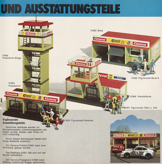 Carrera Autorennbahn Katalog 1976-1977