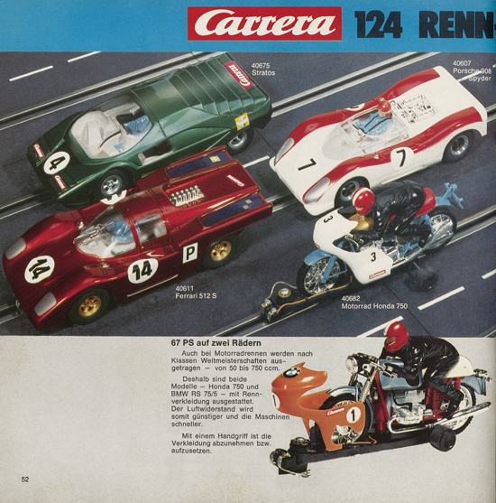 Carrera Autorennbahn Katalog 1976-1977