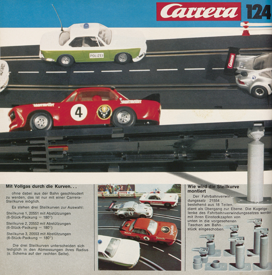 Carrera Autorennbahn Katalog 1976-1977