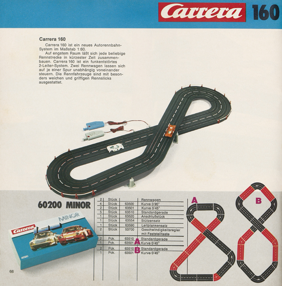 Carrera Autorennbahn Katalog 1976-1977