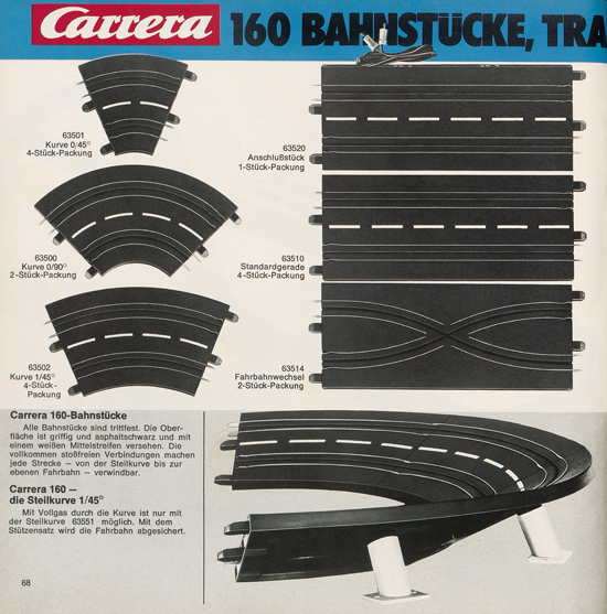 Carrera Autorennbahn Katalog 1976-1977