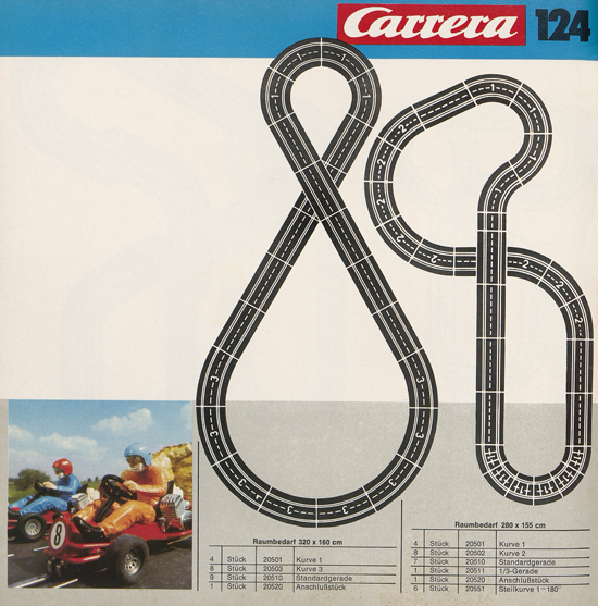 Carrera Autorennbahn Katalog 1976-1977