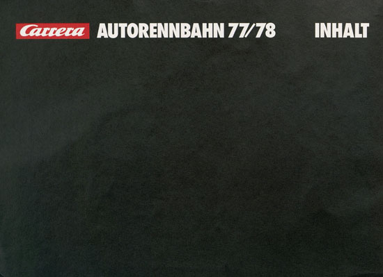 Seite 2 Carrera Katalog 1977-1978