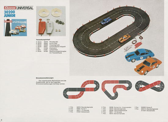Seite 8 Carrera Katalog 1977-1978