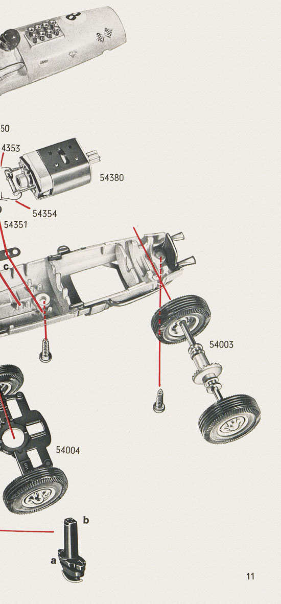 Carrera Universal Betriebs- und Montageanleitung um 1970