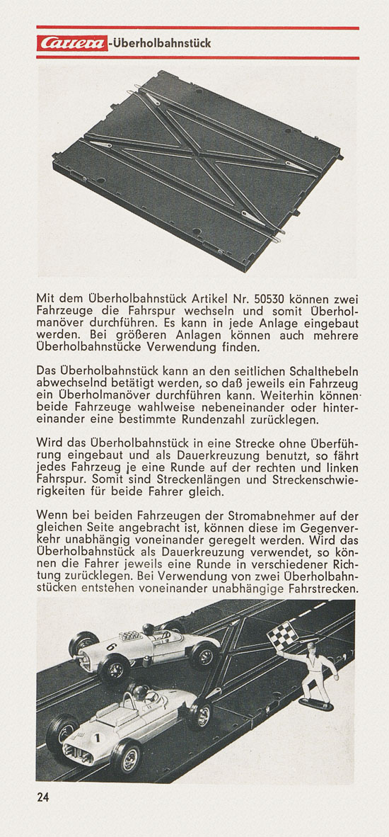 Carrera Universal Betriebs- und Montageanleitung um 1970