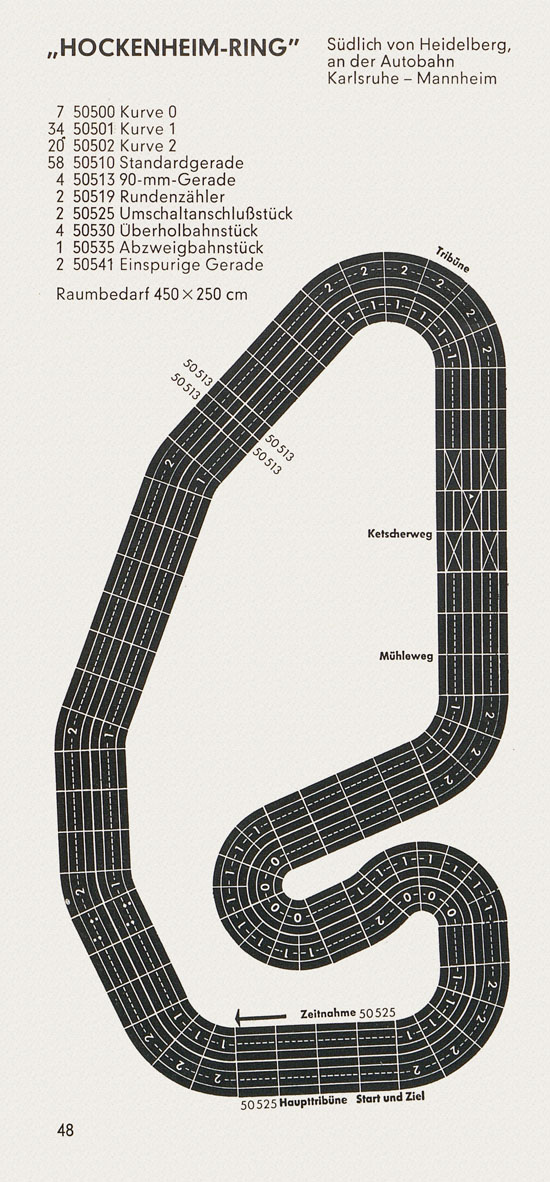 Carrera Universal Betriebs- und Montageanleitung um 1970