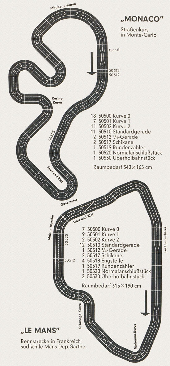 Carrera Universal Betriebs- und Montageanleitung um 1970