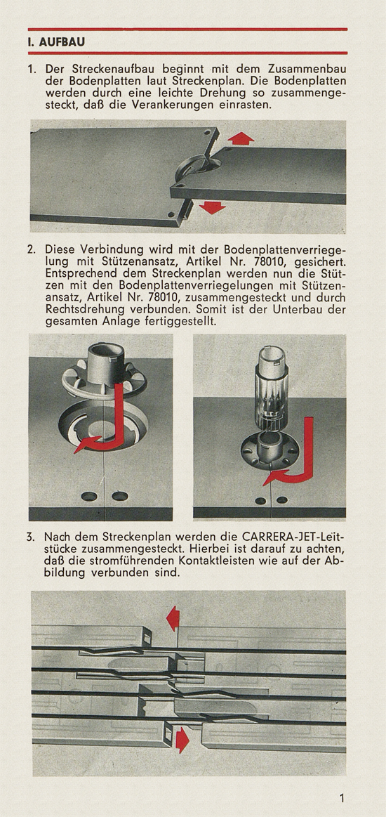 Carrera Jet Anleitung 1970