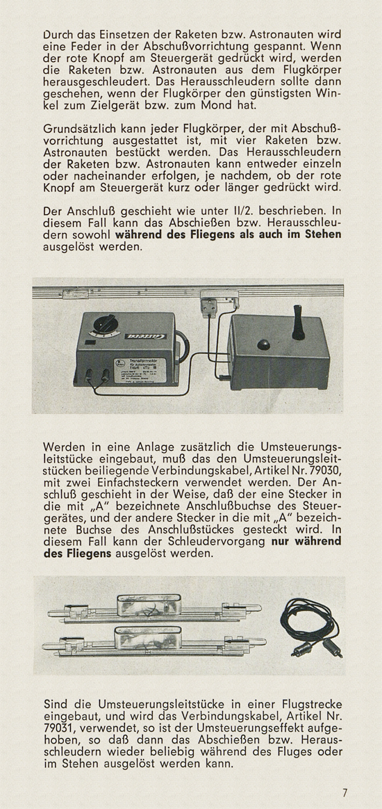 Carrera Jet Anleitung 1970