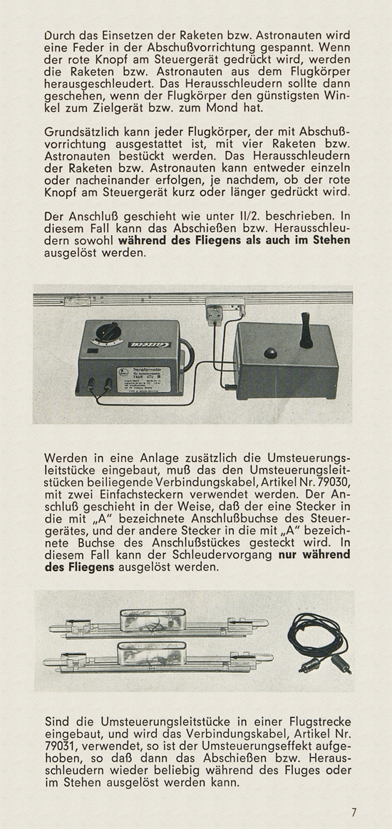 Carrera Jet Anleitung 1970