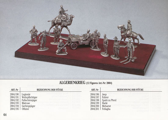 C. B. G. Mignot Kunstfiguren und Bleisoldaten Katalog 1980