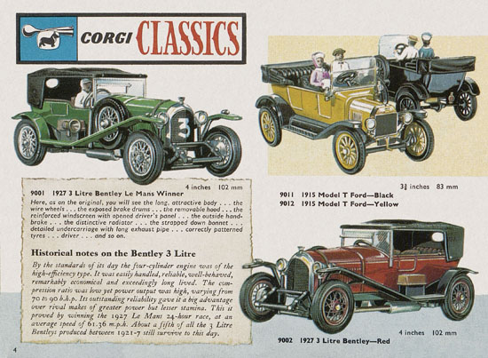 Seite 4 Corgi Toys Katalog 1965