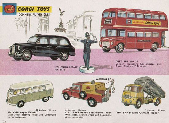Seite 22 Corgi Toys Katalog 1965
