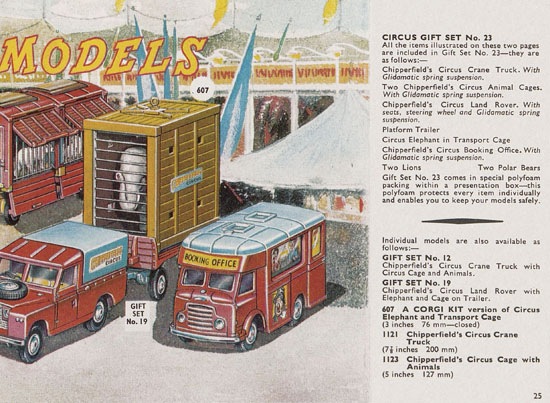 Seite 25 Corgi Toys Katalog 1965