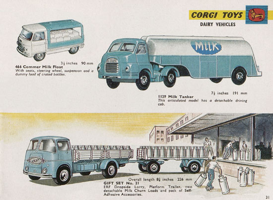 Seite 31 Corgi Toys Katalog 1965