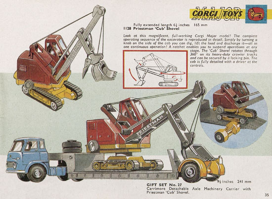 Seite 35 Corgi Toys Katalog 1965
