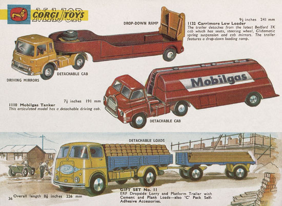 Seite 36 Corgi Toys Katalog 1965