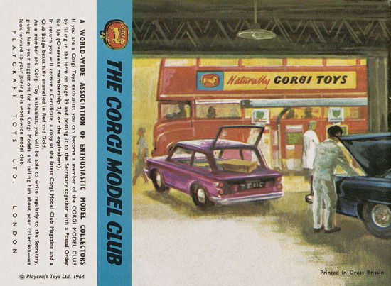Seite 40 Corgi Toys Katalog 1965