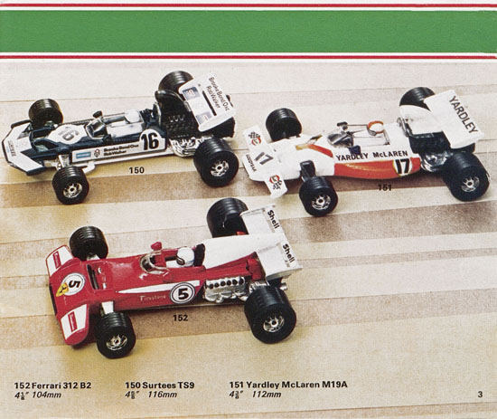 Seite 3 Corgi Toys Katalog 1973