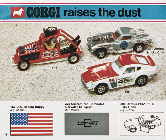 Seite 4 Corgi Toys Katalog 1973